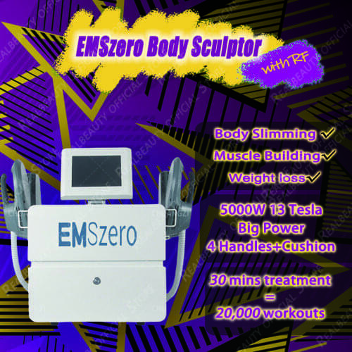 2021 New emslim portable body slimming sculpting body ems Electromagnetic muscle building Butt Lift Fat Removal Machine