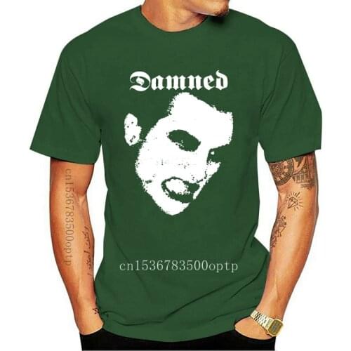 New The Damned Pre shrunk hand screened 100% cotton t shirt Punk Rock