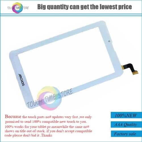 White New touch screen For ARCHOS 70b Helium 4G Tablet Touch panel Digitizer Glass Sensor Replacement Free