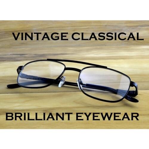 = Scober Progressive Multifocal Reading Glasses Designer Pilot Double Bridge Spring Hinge See Near And Far Top 0 Add +1 To +4