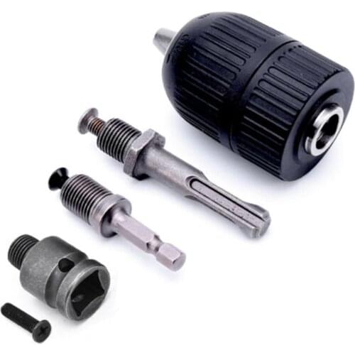 13mm 1/2 "UNF Drill Chuck SDS Plus Shank Adapter Socket Hexagon Square Converter Fit Impact Hammer Impacts Wrench Screwdriver