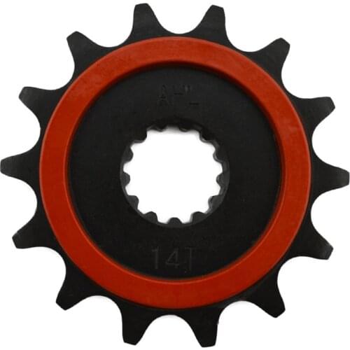 14T High Performance Motorcycle Front Sprocket for SUZUKI DR-Z400 SM 2005-2009 LTZ400 2003-2013 For KAWASAKI KLX400 2003 2004