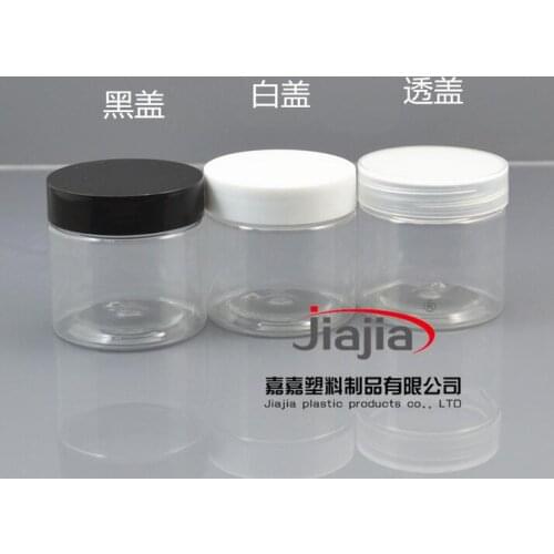 50 grams clear PET Jar,Cosmetic Jar 50g clear Bottle with white/clear/black PP Lid, Make up Packaging Beauty Salon Equipment