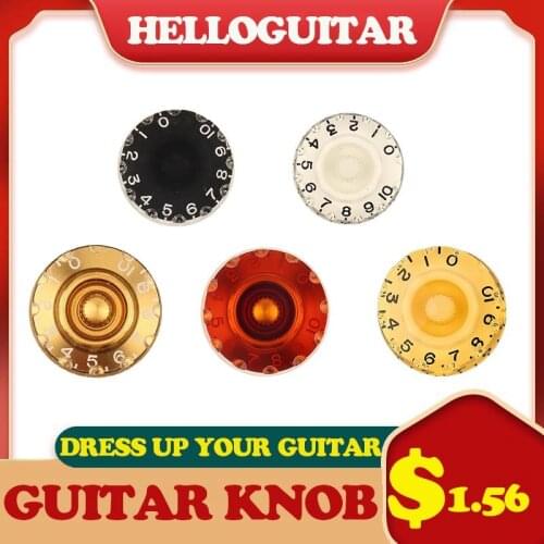 Knurled Metric LP Guitar Speed Dial Knobs Control Knobs for LP SG ST Guitar