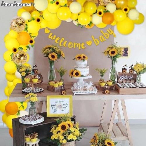 "you are my sunshine" Sunflowers Theme Party Decoration Sun flower Tableware Paper Cup Plate Tablecloth Straw Baby Shower Party