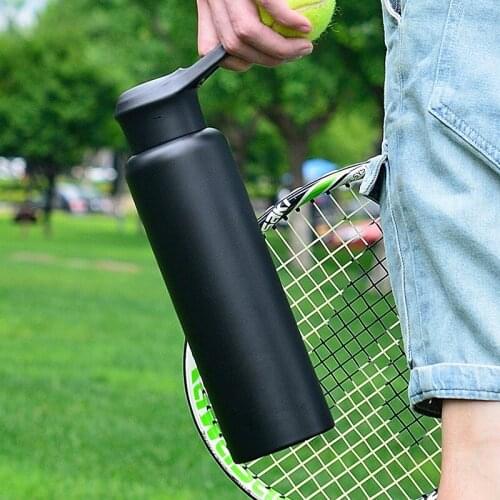 750ML Double Wall 304 Stainless Steel Sport Vacuum Flasks Thermal Cup Coffee Tea Milk Hot Water Travel Mug Cycling Thermo Bottle