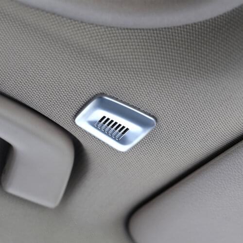 High Quality 1PCS Chrome trim the microphone decorative covers For BMW 1/3/5 Series GT 520 530 X3 X4 X5 F30 F15 F12 F25