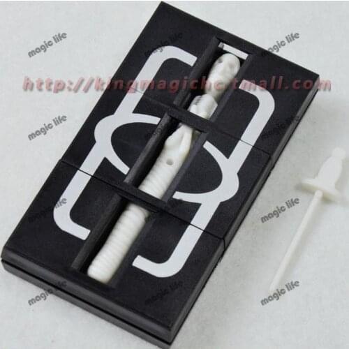 ZigZag Box cut to three sections+recovery magic tricks creative toys