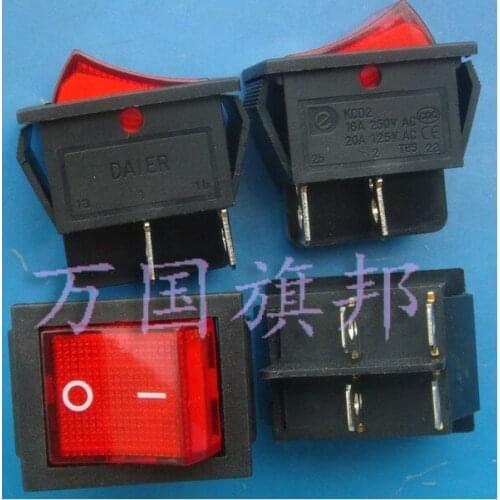 16A 250VAC 31*25.5mm 4P rockey switch / ship switch no light