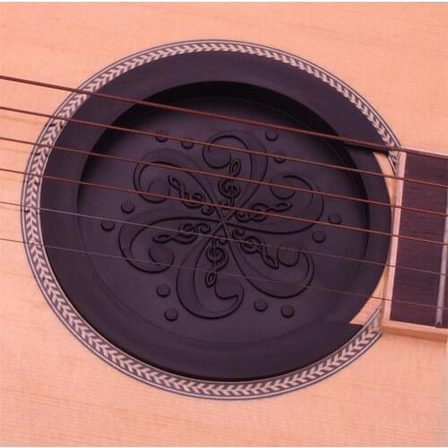 40/41 Inch Guitar Soundhole Cover Silicone SoundHole Cover Block Weak Sound Buffer Plug Acoustic Classic Folk Guitar Accessories
