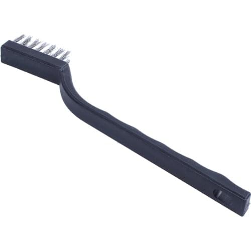 6 Pieces Mini Stainless Steel Wire Brush Set For Cleaning Welding Slag And Rust