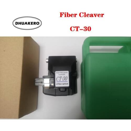 Free shipping AB8BA CT-30 FTTH High Precision for hot fusion+ Allen Wrench +bag Optical Fiber Cleaver cutter tool kit