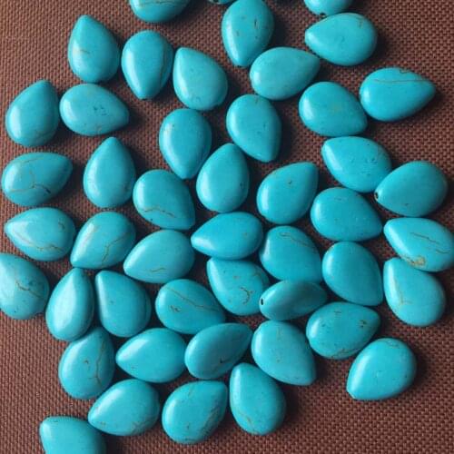 Natural Stone Turquoises beads 13x18mm Water Drop Shape Natural Blue Turquoises Beads For Jewelry Making