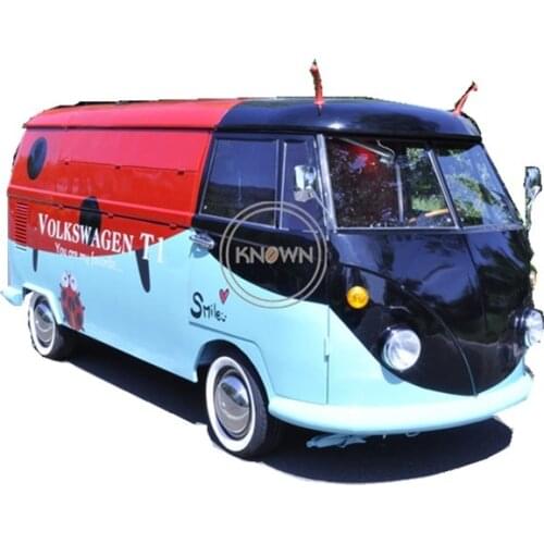 Ladybug shape food trucks mobile food trailer fast food cart