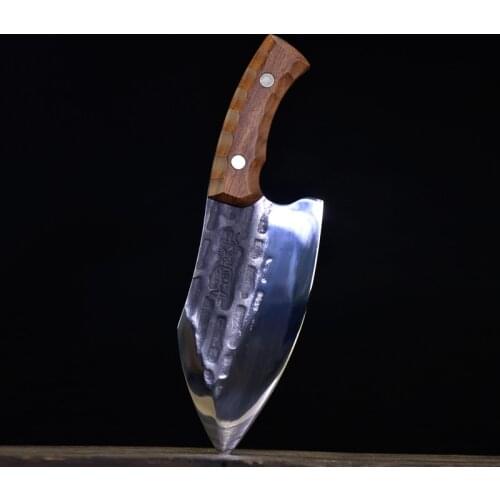 Household Big Bone Chopping Knife Hand Forged Kitchen Knife Ghost Hand Made Professional Sharp Bone Chopping Knife