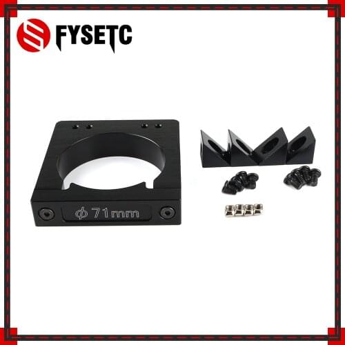 3D Printer Part Diameter 71mm CNC Router Add-On Mouting kit Aluminum Router Spindle Mount kit for Workbee OX CNC Makita RT 0700C