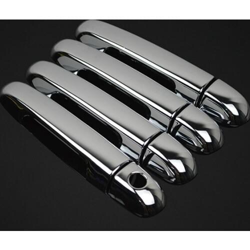 FUNDUOO New Chrome Car Side Door Handle Cover Trim For Hyundai Elantra / Hyundai i30 / hyundai i20 2007 2008 2009 2010 2011