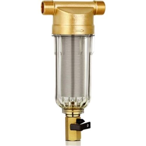 Hot TOD-4 Split-Mouth Water Filters Front Purifier Copper Lead Pre-Filter Backwash Remove Rust Contaminant Sediment Pipe
