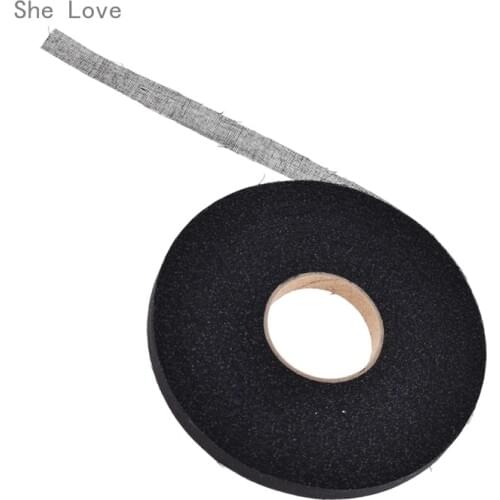 Chzimade 50m Interlining Tape For Knitted Fabric Iron On Sewing Patchwork Adhesive Lining Garment DIY Craft