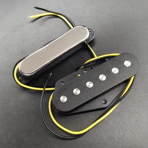 1pc Single Coil Tele Electric Guitar Neck Bridge Pickup For Telecaster Vintage With Screws Springs Basses Parts Accessories