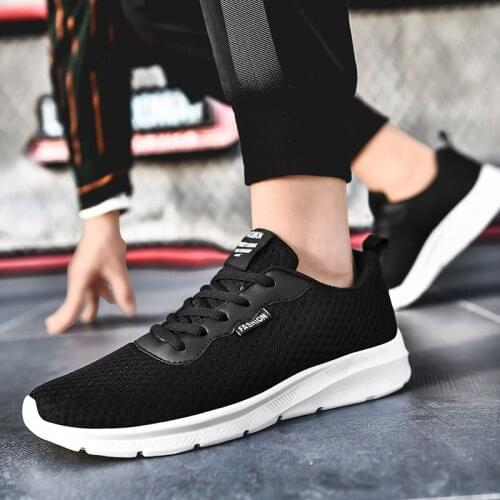 Mesh shoes breathable sports shoes mens running shoes daily leisure sports 2021 spring and summer plus size 39-48 mens shoes