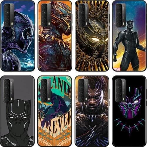 Marvel Avengers Black Panther For Huawei Y9A Y9S Y9 Y8P Y8S Y7A Y7P Y7 Y6 Y6P Y6S Y5P Y5 Prime Pro 2019 2020 Soft Phone Case