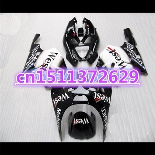 For KAWASAKI NINJA ZX7R 96-03 white black ZX 7R 96-03 ABS Fairings ZX 7R-1996-1997-1998-1999-2000-2001-2003 NEW Fairing-Dor D