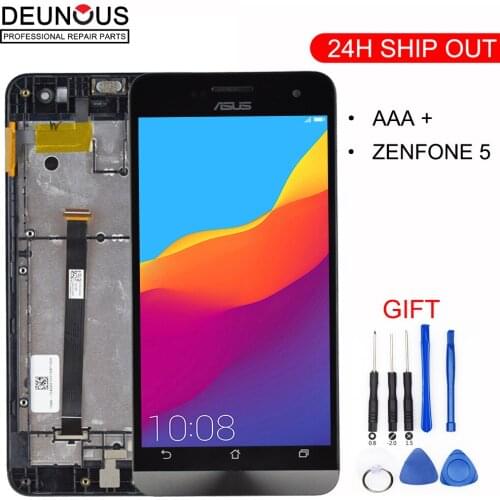 ORIGINAL 5.0" IPS Display For ASUS Zenfone 5 LCD Touch Screen Digitizer For ASUS Zenfone 5 Display T00J A500KL A500CG A501CG
