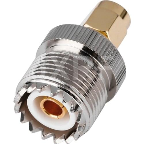 RF coaxial coax adapter SMA to UHF SO239 connector SMA male to UHF female Jack SO239 adapter fast ship