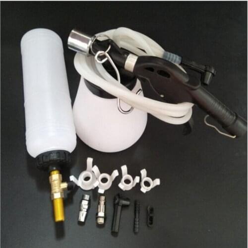 Hand Held Pneumatic Brake Fluid Bleeder Tools Kit Car Air Extractor Clutch Oil Pump Bleeding Empty Drained