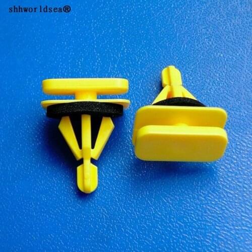 Shhworldsea car plastic fasteners Body side skirt sill guard for gm