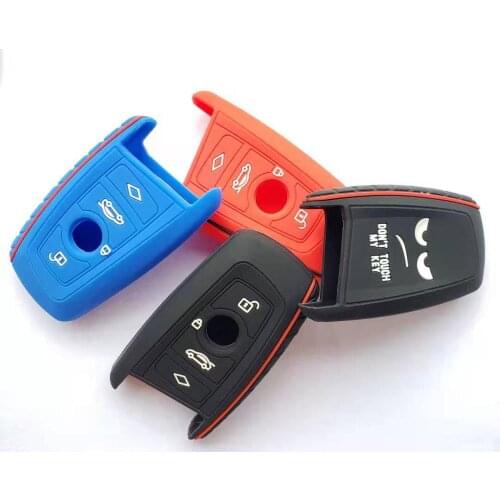 Remote Protective Case Silicone Cover For BMW F Series X3 X5 X6 X7 E90 E91 fob 4 button Shell