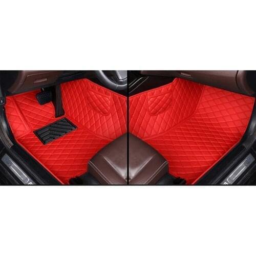 WLMWL Custom leather car mat for Maserati all models GranTurismo Ghibli Levante quattroporte auto accessories Car-Styling