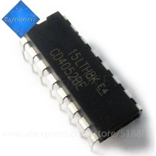 1pcs/lot CD4052BE HEF4052BP CD4052 HEF4052 DIP-16 In Stock