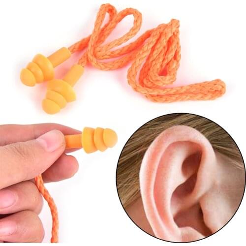 1pc Professional Noise Reduction Earplugs with Line Anti-Snoring Noise Earplugs Bring Good Sleep for Men and Women