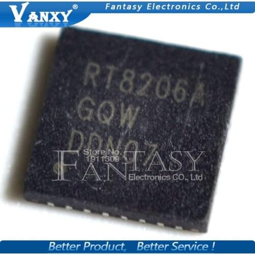 10Pcs RT8206AGQW QFN RT8206A RT8206