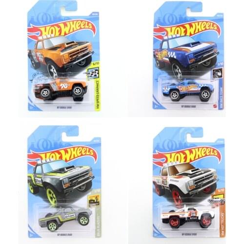 2021 Original Hot Wheels Mini Alloy Coupe 87 DODGE D100 1/64 Metal Diecast Model Car Kids Toys Gift