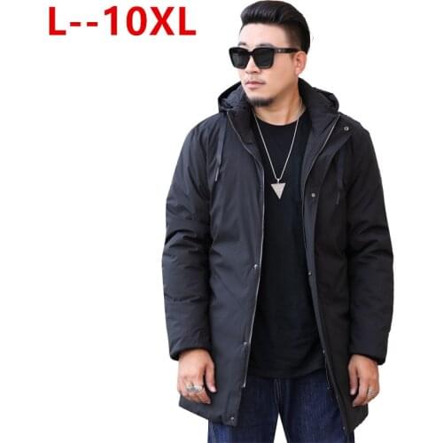 5XL Plus 6XL 10XL 8XL 2020 New Winter Jacket High Quality Man Coat Hooded Male Casual Mens Cotton Clothing Brand