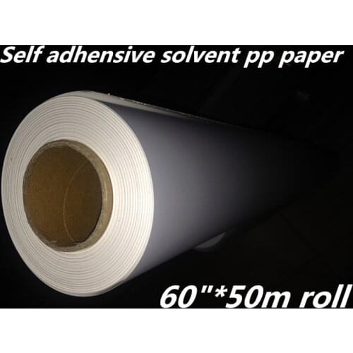 60in Eco Solvent PP Paper with adhensive/outdoor advertisement material