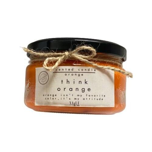 Value Design Think Orange Scented Candle candles and scents свечи и ароматы velas y aromas