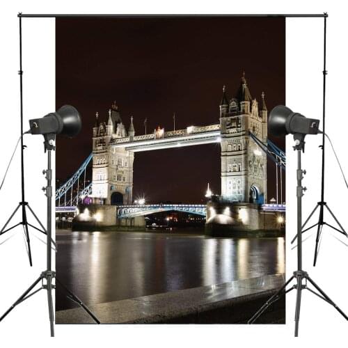 150x210cm Thames River Photography Background London Tower Bridge Architecture Backdrop Studio Props Wall Photography Backdrop