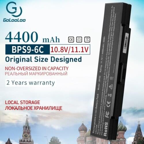 Golooloo 11.1V High capacity 4400 mAh Battery for Sony VGP-BPS10 VGP-BPS9 VGP-BPS9A/B VGP-BPS9/B VGP-BPS9/S VGN-AR41E VGN-AR49G