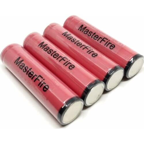 MasterFire 8pcs/lot 100% Original Sanyo Protected 18650 UR18650w2 3.7V 1500mah Rechargeable Battery Lithium Batteries with PCB