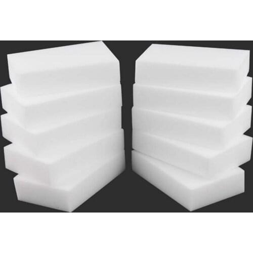 Melamine меламиновая губка 100 шт Sponge Magic Sponge Eraser Kitchen Melamine Sponge Cleaner Cleaning Office Bathroom
