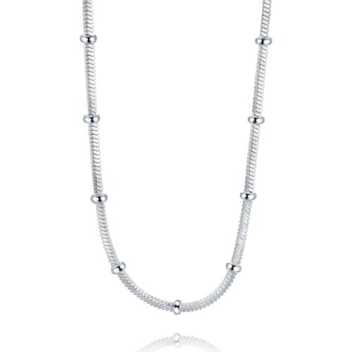 September new models are not allergic Free shipping 925 sterling silver necklace female models simple fashion fashion necklace