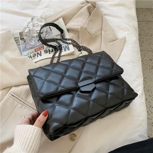 Luxury Womens Bag Crossbody Bags for Girls Leather Messenger Bag Sac Femme Chains Leather Shoulder Bags Female Handbag Bolsa