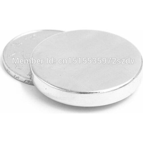 50pcs Strong Round Dia 30mm x 5mm N35 Rare Earth Neodymium Magnet Art Craft Fridge 30x5mm