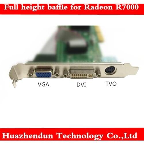 Brand new original full height baffle for sapphire ATI Radeon R7000 64M VGA DVI TVO graphics bracket chassis 50pcs