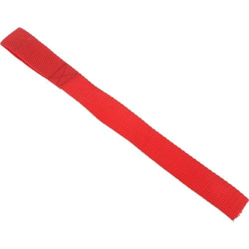 Polyester Vived Red Winch Hook Pull Strap For Ships Winch 3.15