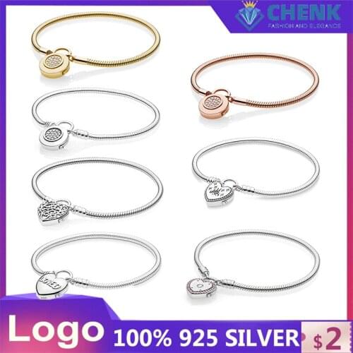 CHENK Strand Bracelets Hot 925 Sterling Silver Metropolitan Style Women Fashion Bracelets Jewelry 16CM-20CM